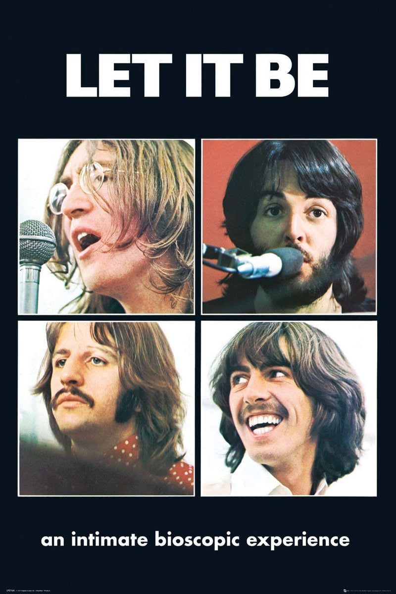 The Beatles Let It Be 木製パネル Beatles - Let It Be - Rock Poster (24 x 36 inches) – Imaginus Posters