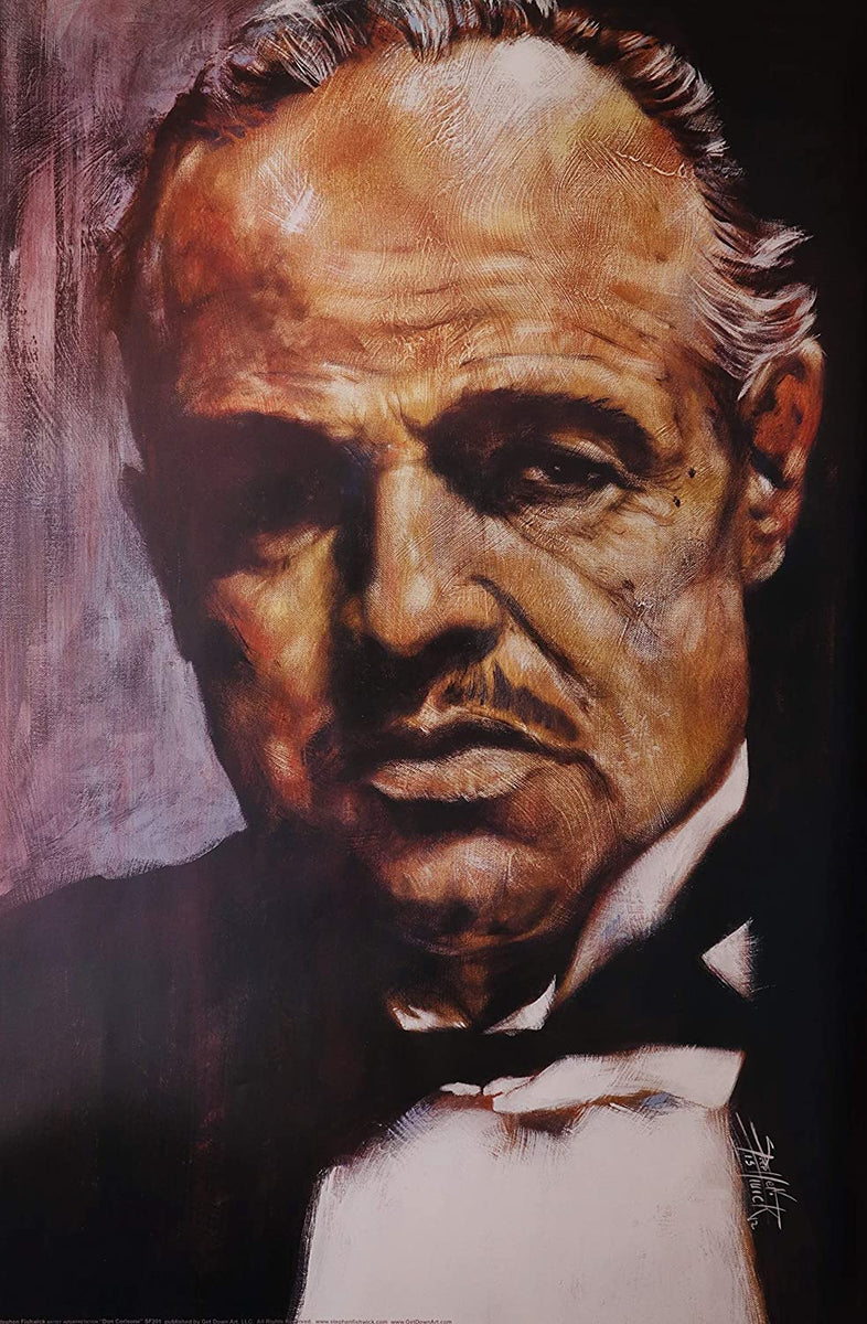 Godfather Portrait Of The Don Contemporary Art Poster 24 X 36 Inc godfather-portrait-of-the-don-contemporary-art-poster-24-x-36-inc