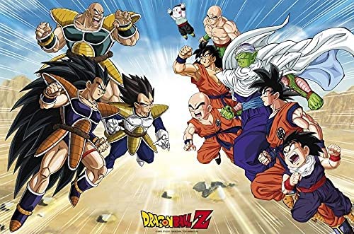 Dragon Ball Z Saiyan Arc Anime Poster (24 x 36 inches