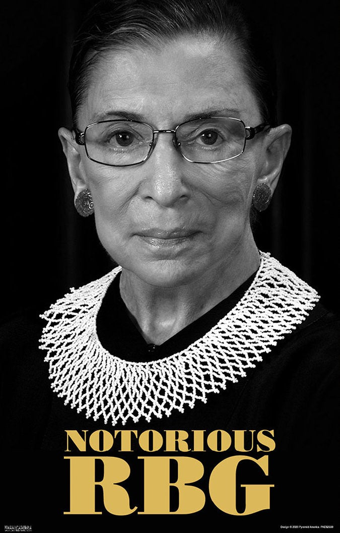 Ruth Bader Ginsburg - Notorious RBG - Celebrity Poster (11 x 17 inches ...